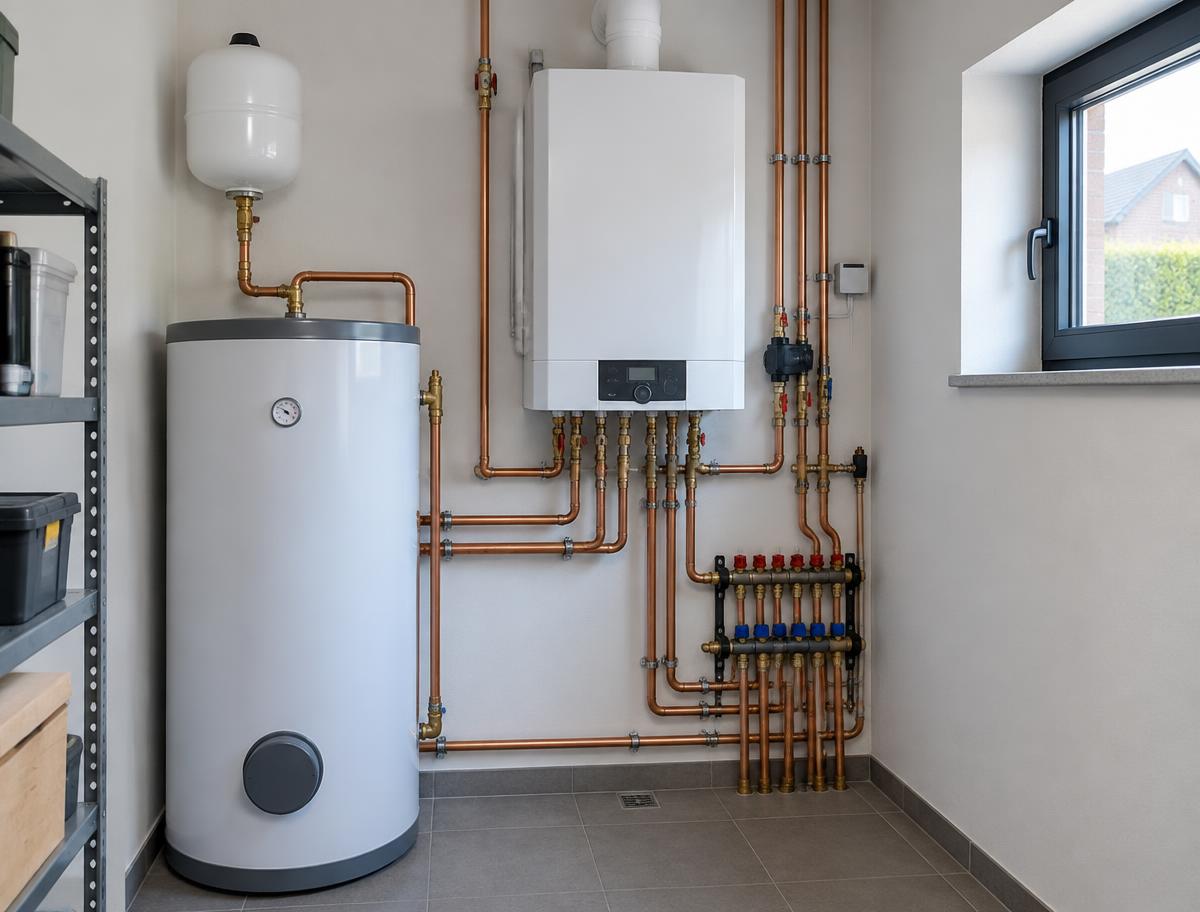 Installation d'un boiler sanitaire