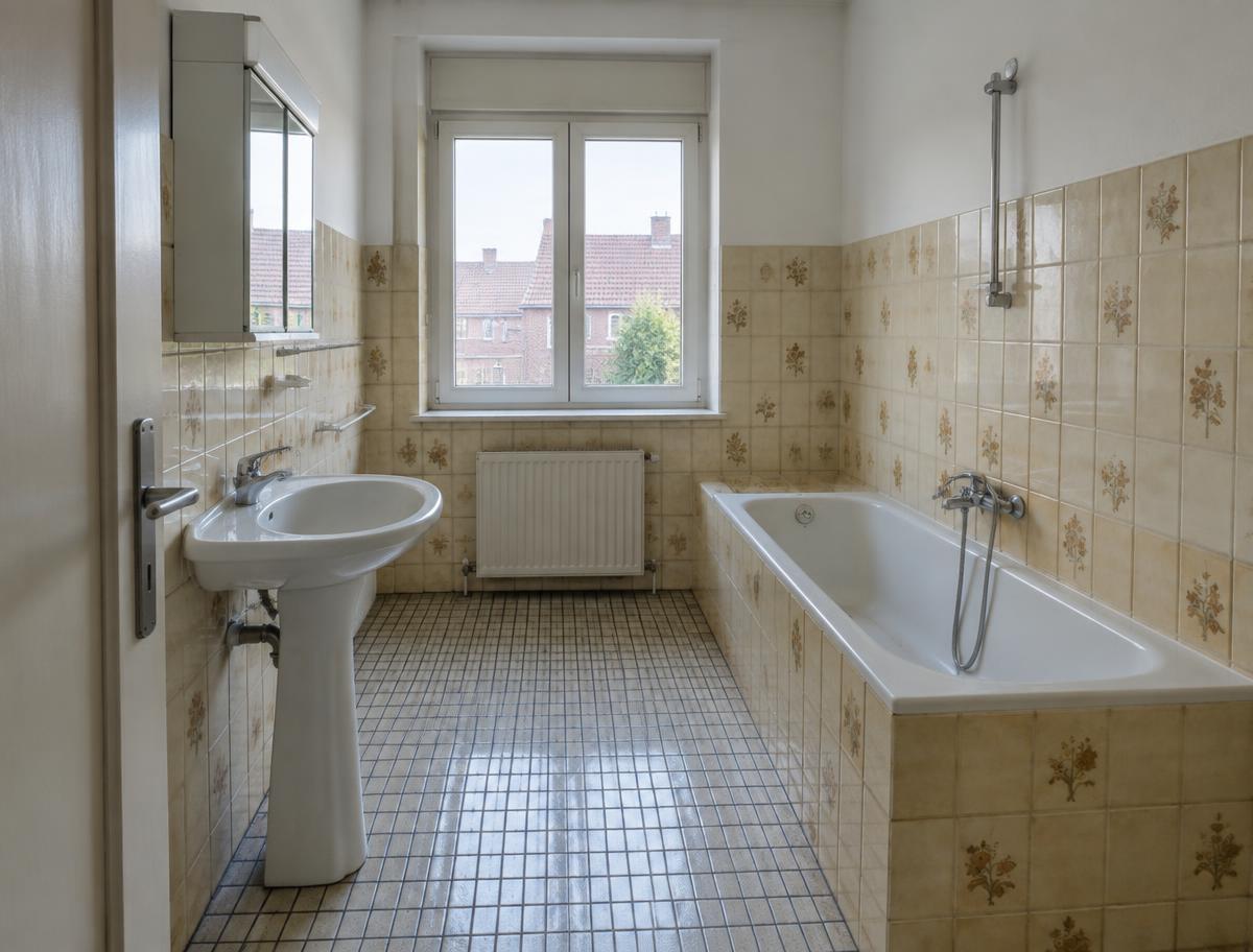 Rénovation complète d'une salle de bain — Avant