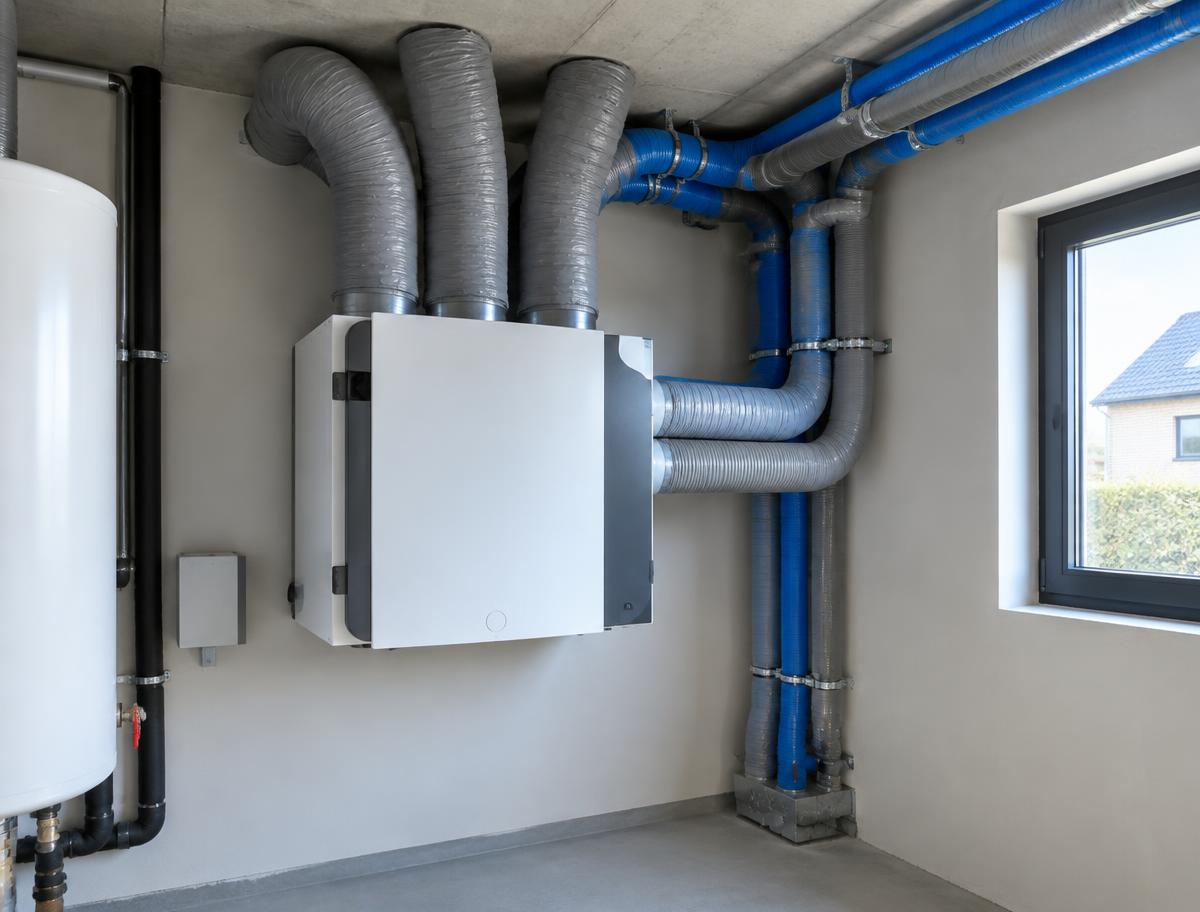 Installation d'une ventilation double flux